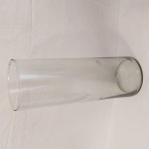 10" Vase Hand Etched Glass